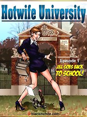 Jill goes back to school interracial erotic comics