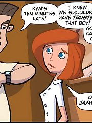 Kim Possible porn toons with fucking in doggy style and cartoon asshole insertion