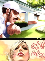 Interracial cartoon. Caucasian males do not don't know anything about pussy. Merely a brown magicstick can provide what you really need