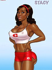 John Persons pit comics. Slick and rock hard brown dick within the major cartoon tits