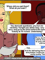 Hot interracial cartoon sex