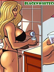 Interracial dirty comics. All I want is that viagra to take effect and then we will have some fun