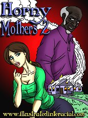 Interracial porn comics. Mrs. Rebbecca sure do looks mighty fine in that summer dress