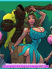 Hot interracial party at john persons pit comics gallery