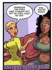 Hard cock entering juicy white pussy, see more in John Person comic porn