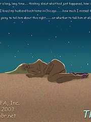 Interracial cartoon porn by Calen West