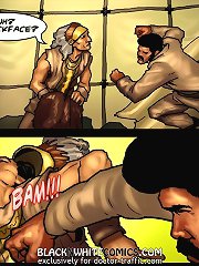 The sacrifice is ready on interracial cartoon sex chief! Make her pure with your huge cock!