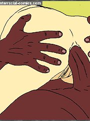 Big black dicks in white chicks interracial comix