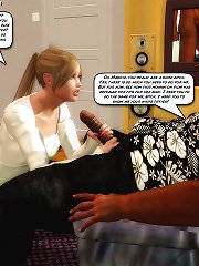 3d incesttoons with young girl and her father-in-law