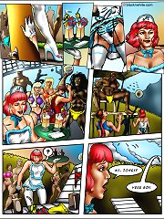 Mandingo resort interracial toon